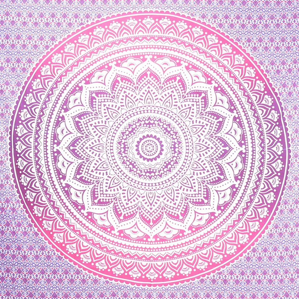 Popular Ombre Mandala Wall Tapestry for Home Decor - Picture 2 of 3